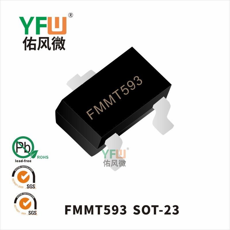 FMMT593  SOT-23_Small Signal Transistors_YFW brand