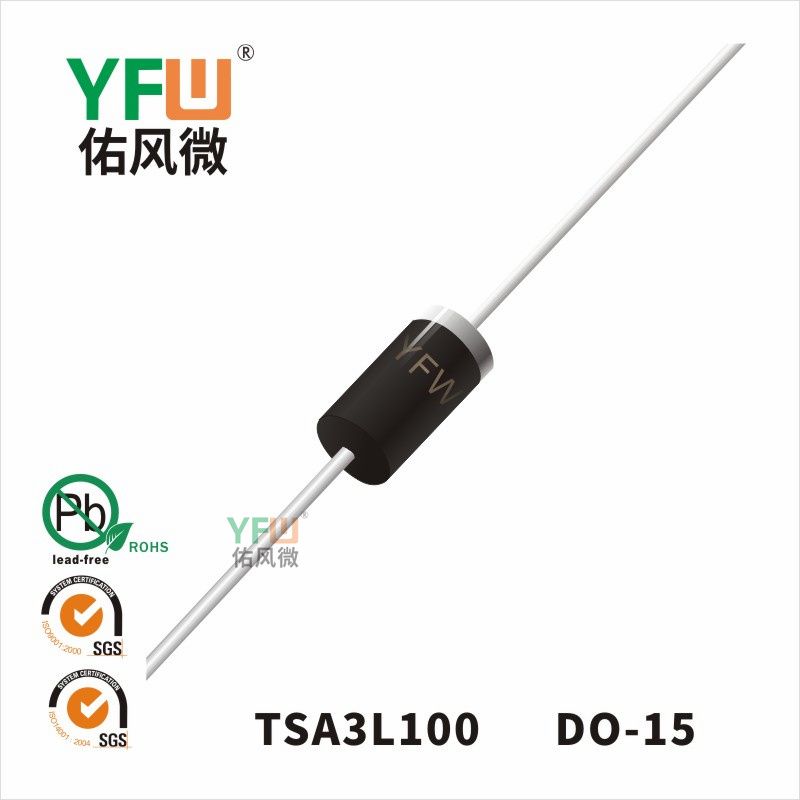 YFW3L100 DO-15_Low VF Schottky Diode_YFW brand